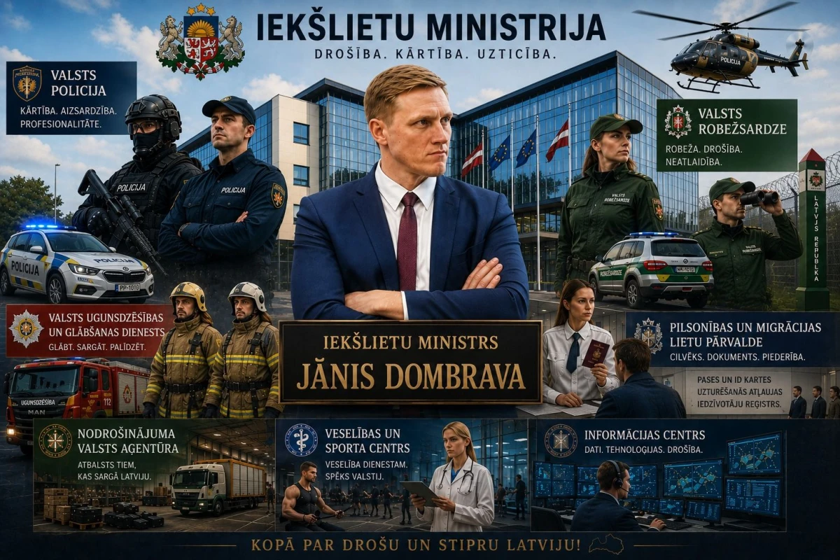 Изображение к статье: Янис Добмрава и его подчиненный - с точки зрения ИИ.