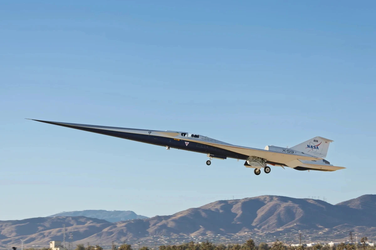 Изображение к статье: Сверхзвуковой самолет X-59 QueSST