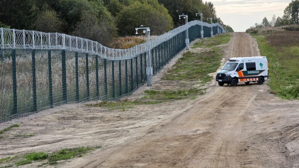 Изображение к статье: Новое заграждение на границе в Ряйккёля, Иматра.
