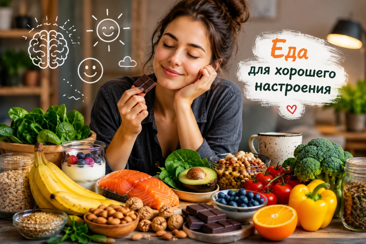Изображение к статье: Еда для хорошего настроения