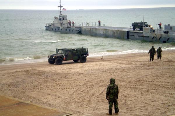 Под Вентспилсом на берег высадится морской десант