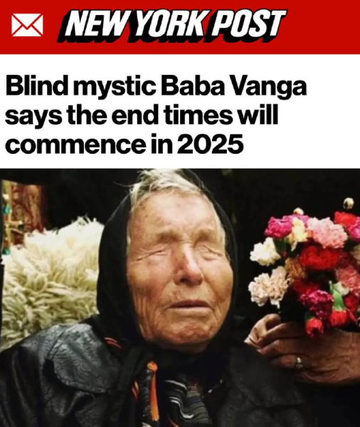 New York Post опубликовала пророчество Ванги о конце Европы в 2025 году (ВИДЕО)