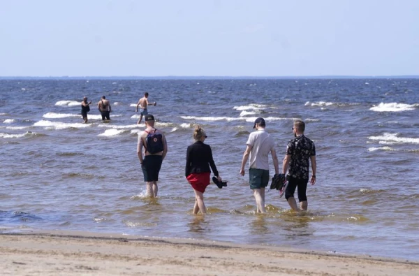 В Рижском заливе резко упала температура воды