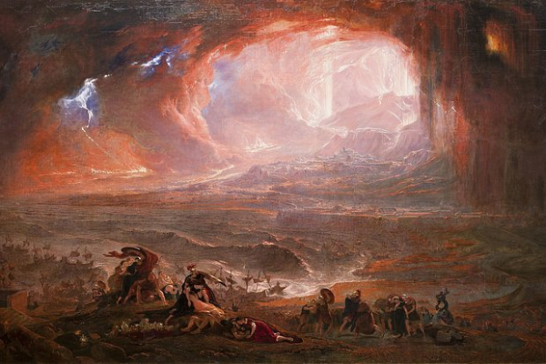 Картина Джона Мартина «Разрушение Помпеи и Геркуланума» / Public domain