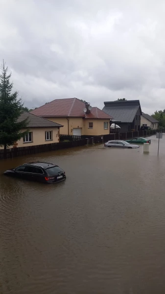 Елгава ушла под воду.