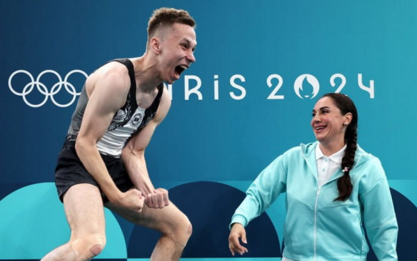 Победитель ОИ-2020 Иван Литвинович стал на Играх в Париже первым в истории батута двукратным олимпийским чемпионом