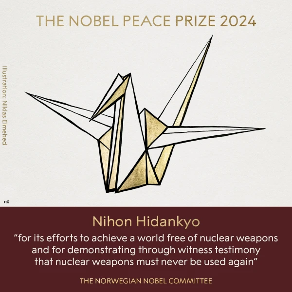 Нобелевская премия мира 2024 года присуждена Nihon Hidankyo. А мог быть Зеленский