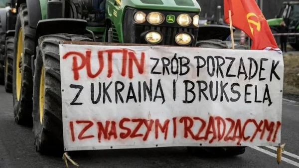 Польша: дело о плакате «Путин, наведи порядок» передали в суд