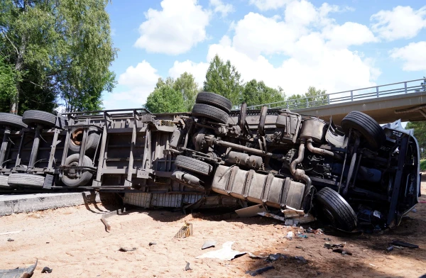 В Латвии растет число тяжких ДТП с участием грузовых автомобилей