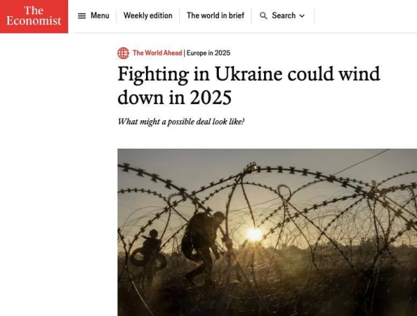 Economist: война в Украине утихнет в 2025 году