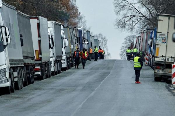 Польские фермеры вновь блокировали КПП на границе с Украиной