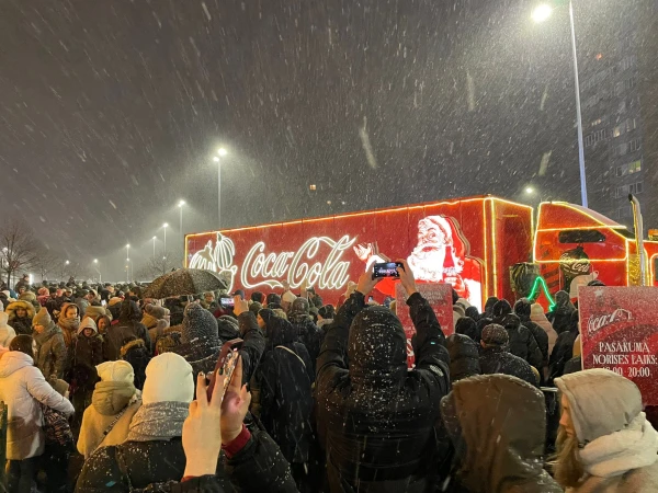 Американская Coca-Cola спровоцировала в Риге пробки эпических масштабов