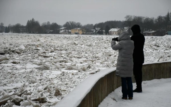 Уровень воды в Даугаве у Екабпилса снижается