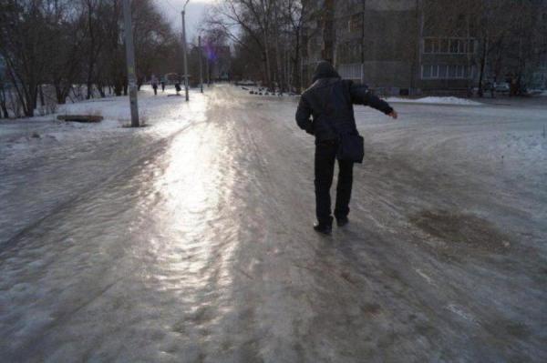 В понедельник ожидается сильный гололед