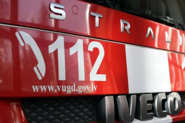 Изображение к статье: У латвийских пожарных была беспокойная ночь