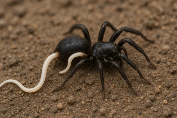 Изображение к статье: Боитесь пауков? Сами пауки тоже кое от чего трепещут