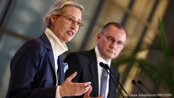 Изображение к статье: Лидеры АдГ Алис Вайдель и Тино Хрупалла.