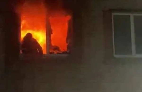 Изображение к статье: Серьезный пожар в Резекне: мужчина в реанимации с 60% ожогов тела