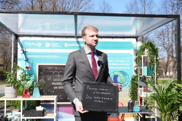 Изображение к статье: Министр климата и энергетики Каспар Мелнис.