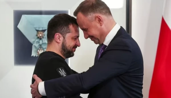 Изображение к статье: Дуда с Зеленским, братья навек.