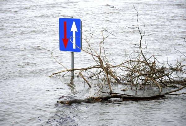 Изображение к статье: Метеорологи предупреждают о повышении уровня воды в двух реках Латвии