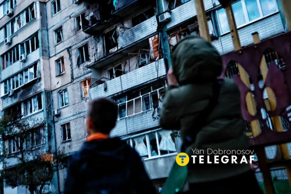 Изображение к статье: Столица Украины под огнем.