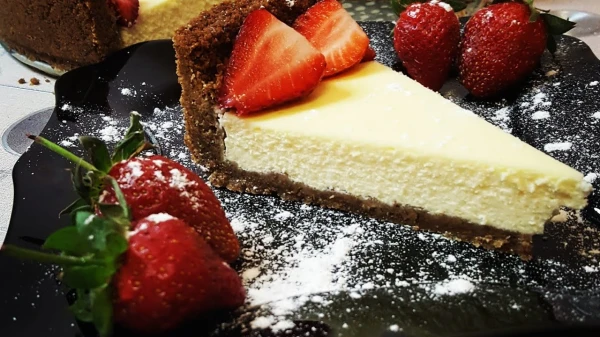 Изображение к статье: Без выпекания и желатина: «перевернутый» чизкейк