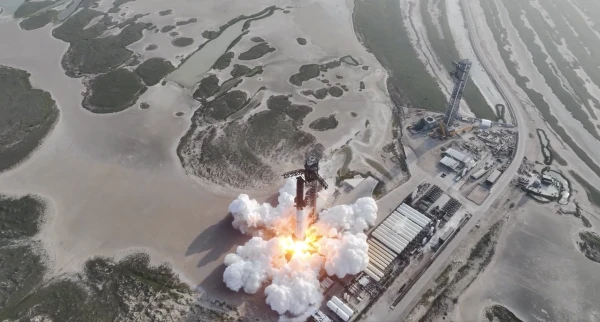 Ракета Starship взорвалась над Индийским океаном