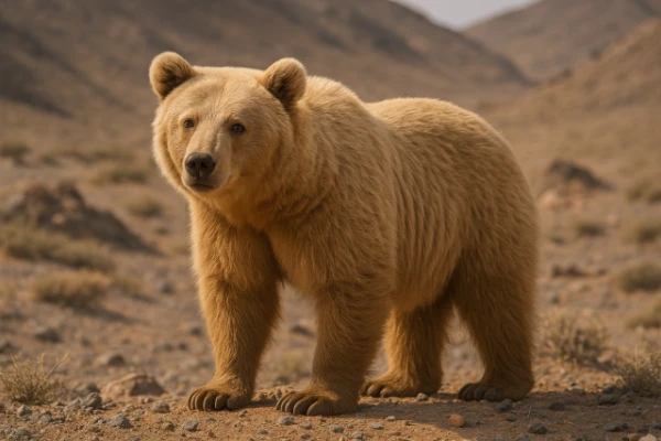 Изображение к статье: Вы знали, что в пустыне Гоби живут медведи? Они крайне редкие