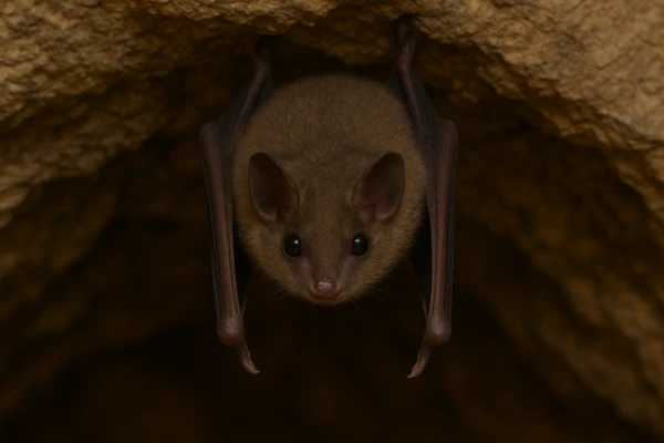 Изображение к статье: Крошечная летучая мышь пролетает за ночь 150 км