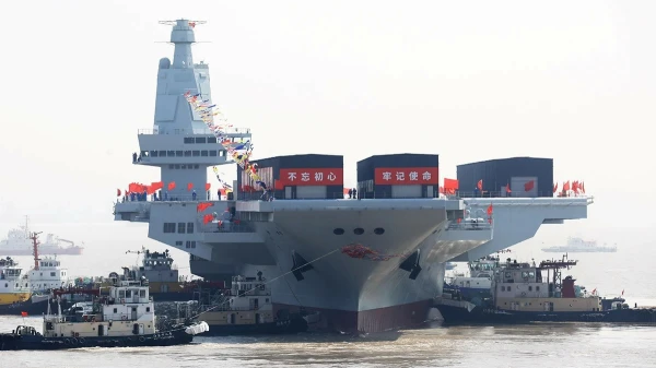 Изображение к статье: НОАК ожидает прохождения испытаний третьим авианосцем «Фуцзянь», а четвертый может быть атомным.