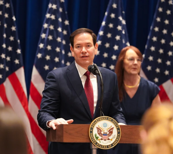 Изображение к статье: Госсекретарь США Марко Рубио поздравил россиян с Днем России