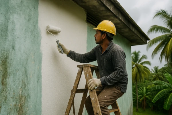 Изображение к статье: «Потеющая» краска помогает охлаждать здания в жарком и влажном климате