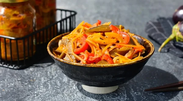 Изображение к статье: Люблю готовить: пикантные баклажаны по-корейски на зиму