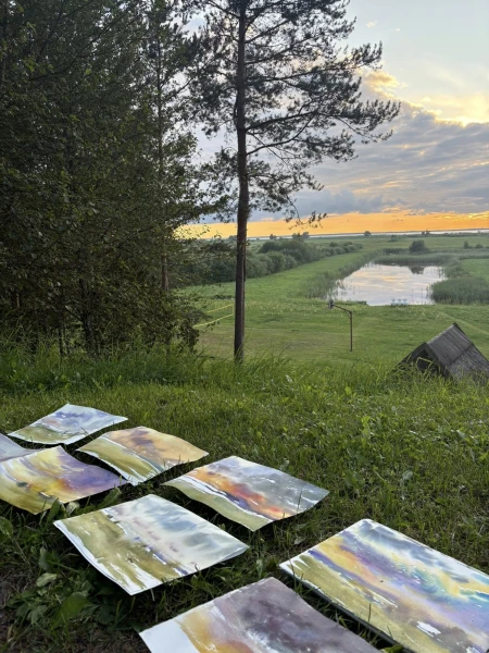 Изображение к статье: Шедевры акварели рождаются прямо на глазах.