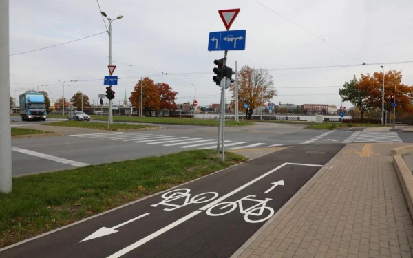 Изображение к статье: Несмотря на деревья и оппозицию, продолжат строить велодорожку между Кипсалой и Имантой