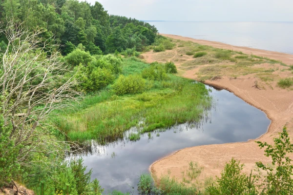 Изображение к статье: Устье Инчупе – вид с Белой дюны.