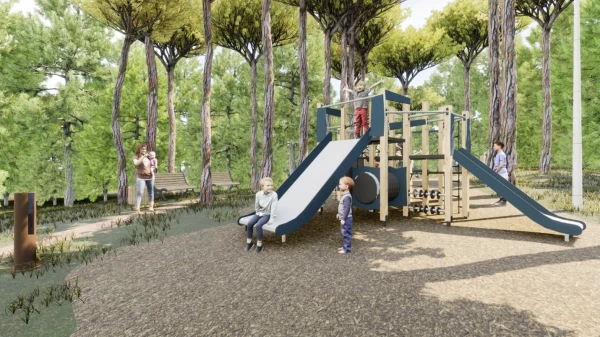 Изображение к статье: Гнездо удода: в Яунциемсе началось создание игровой зоны для детей и подростков