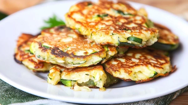 Изображение к статье: Простой рецепт вкуснейших оладьей из кабачков