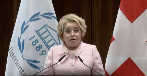 Изображение к статье: Делегации стран Европы бойкотировали речь Матвиенко в Женеве