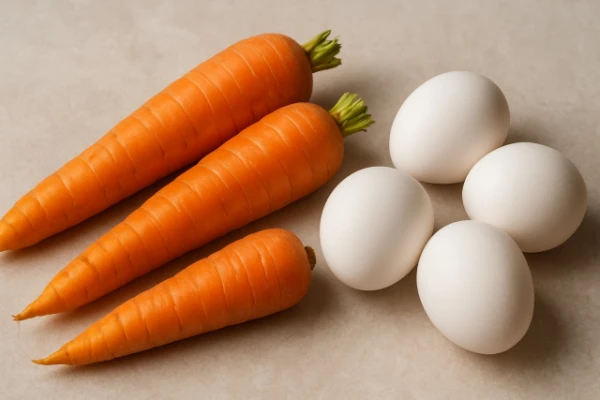 Изображение к статье: Что полезнее для зрения морковь или яйца?