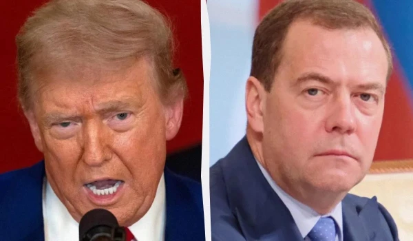 Изображение к статье: Зачем Трамп втянулся в «ядерную» перепалку с Медведевым:  две версии CNN