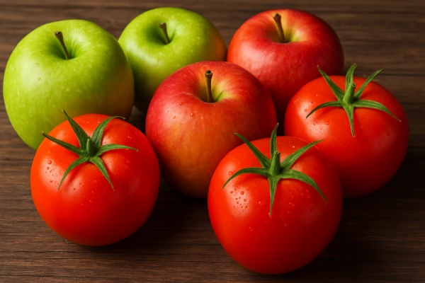 Изображение к статье: Что будет с лёгкими, если есть много яблок и томатов: результаты 10-летнего исследования