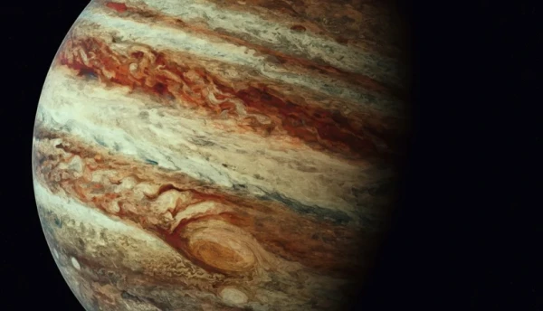 Изображение к статье: Планета-гигант имеет непростую историю.