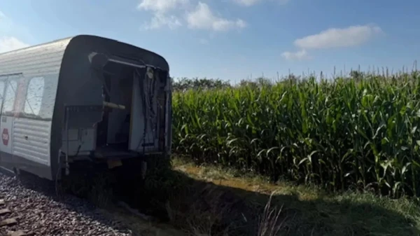 Изображение к статье: Поезд сошел с рельсов в Дании: десятки раненых