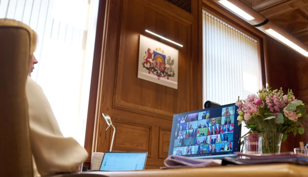 Изображение к статье: Эвика Силиня в воскресенье работает на удалении.