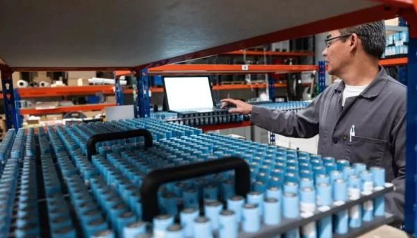 Изображение к статье: На аккумуляторном заводе во Франции.