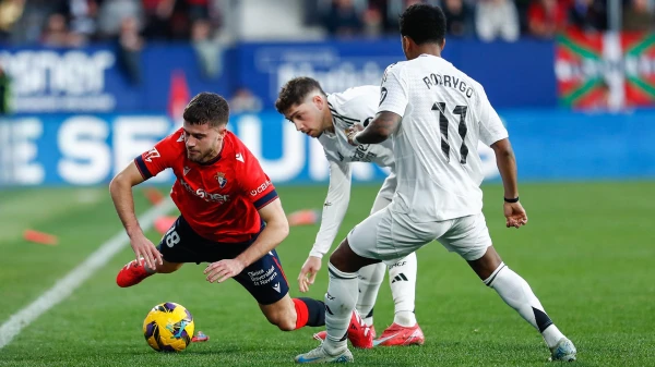 Изображение к статье: Мадридский «Реал» обыграл «Осасуну» благодаря точному удару Мбаппе