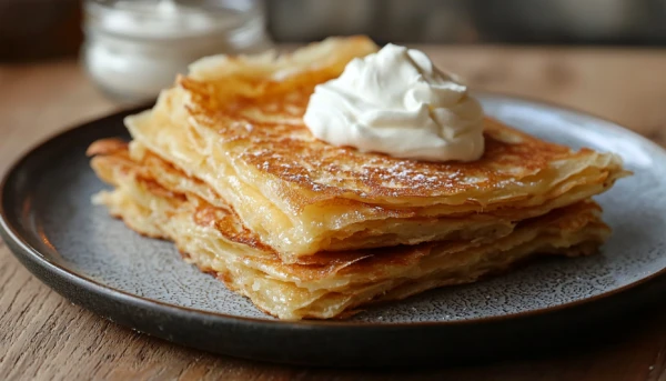 Изображение к статье: Pannukakku — десерт из Финляндии, который покоряет с первого кусочка