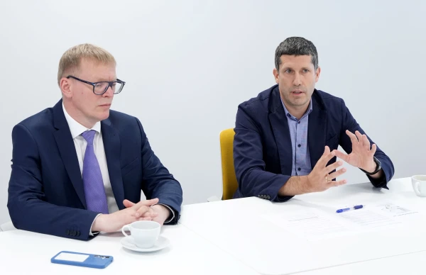 Изображение к статье: Гиртс Озолс и Мартиньш Чаксте.